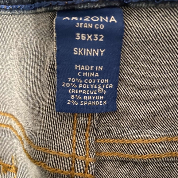 Arizona mens jeans: size: 36x32 - Picture 3 of 6